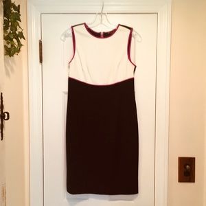 Ann Taylor Colorblock Sheath Dress Size 0